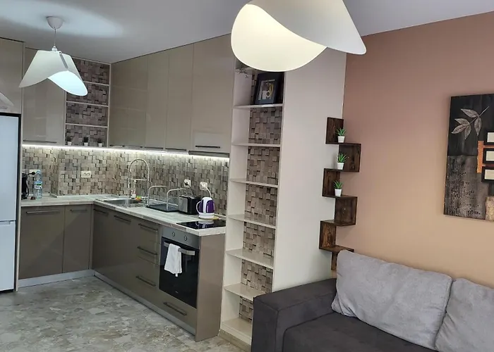 Stylish Near City, Entire Flat, 1 Bedroom, 1 Large Bed In Living Appartement